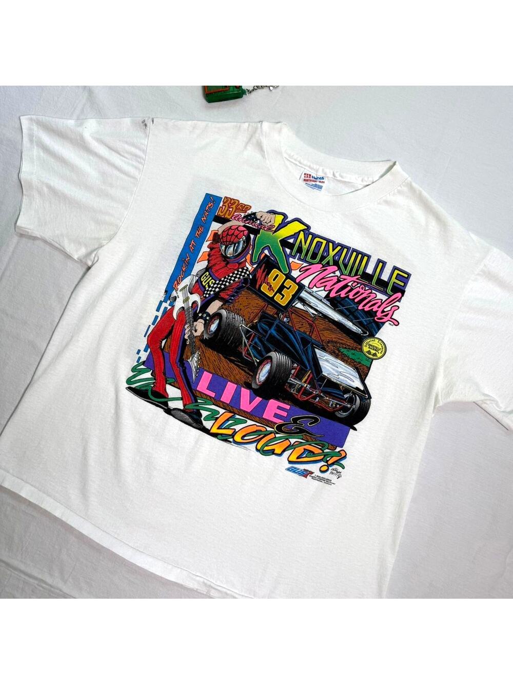 Vintage 90’s Knoxville Nationals Sprint Car Racing T-Shirt - XL